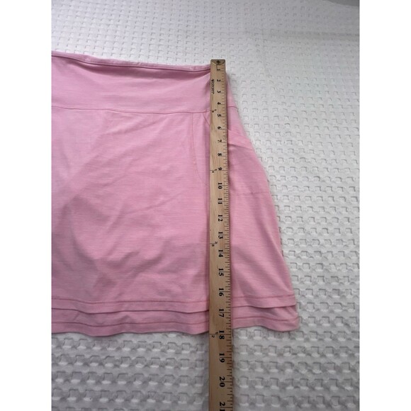 Peter Millar Golf Skirt Womens XL Pink Lined Skort UPF 50+ Tennis Pickleball - Picture 2 of 9